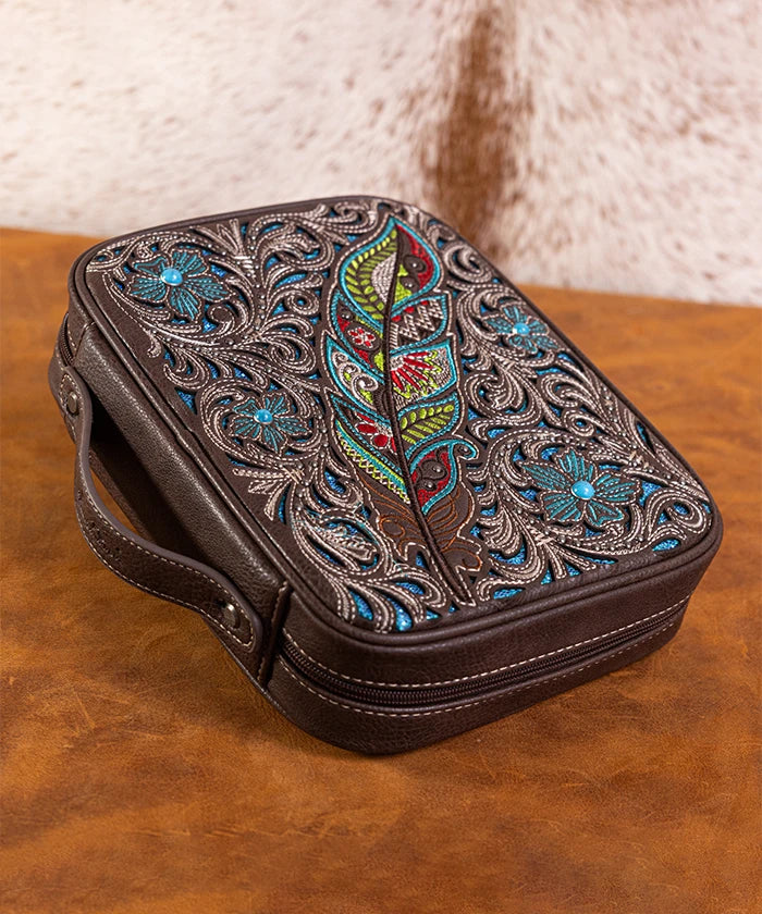 Montana West Vintage Western Bible Cover Brown