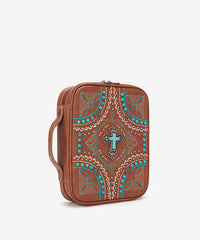 Montana West Western Bible Cover Brown