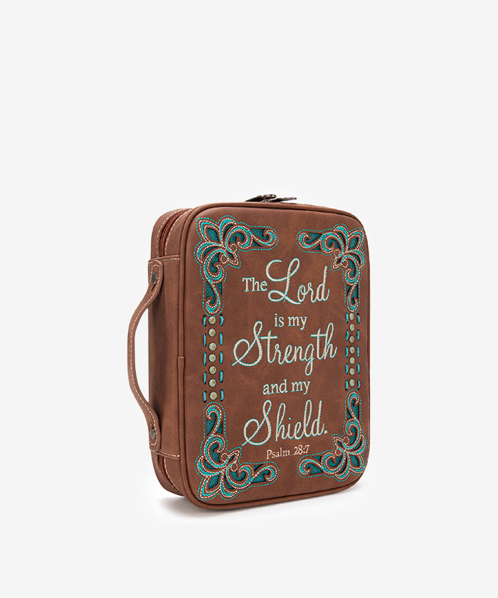 Montana West Western Bible Cover Brown