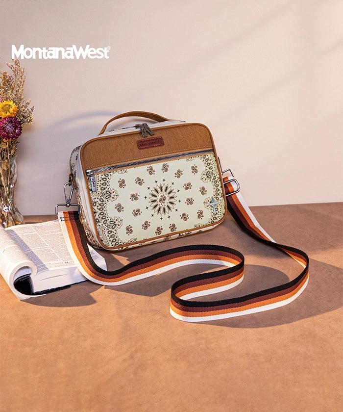 Montana West Western Print Bible Cover Brown