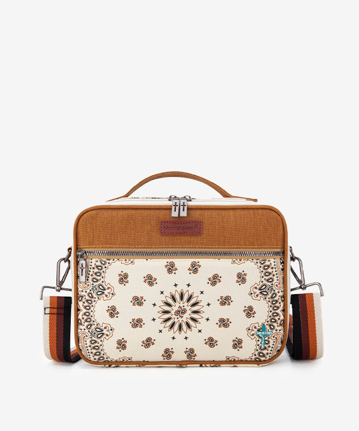 Montana West Western Print Bible Cover Brown