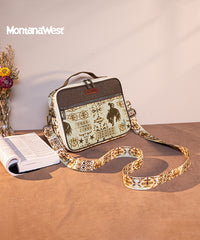 Montana West Western Print Bible Cover Coffee