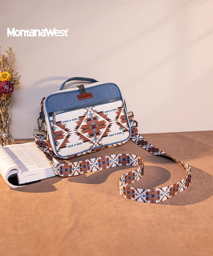 Montana West Western Print Bible Cover Navy