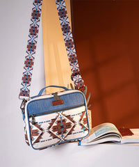 Montana West Western Print Bible Cover Navy