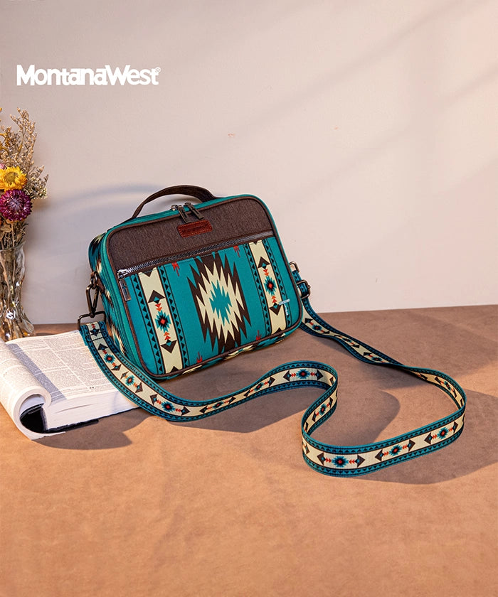 Montana West Western Print Bible Cover Turquoise