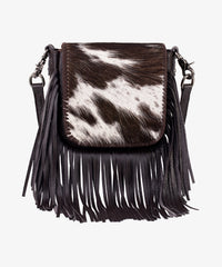 Montana West Genuine Leather Hair-On Fringe Crossbody Bag - Montana West World