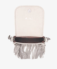 Montana West Genuine Leather Hair-On Fringe Crossbody Bag - Montana West World