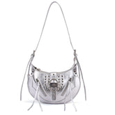 Rock & Republic Metallic Grommet Shoulder Bag