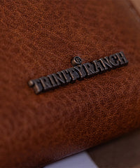 Trinity Ranch Hair-On Cowhide Saddle Shape Wallet
