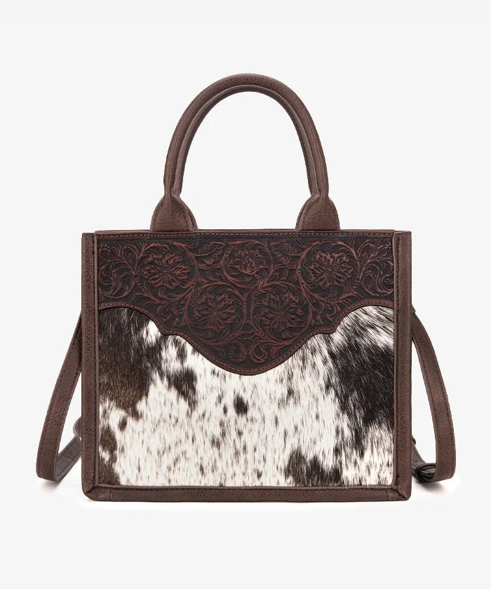 Trinity Ranch Embossed Floral Concealed Carry Tote - Montana West World