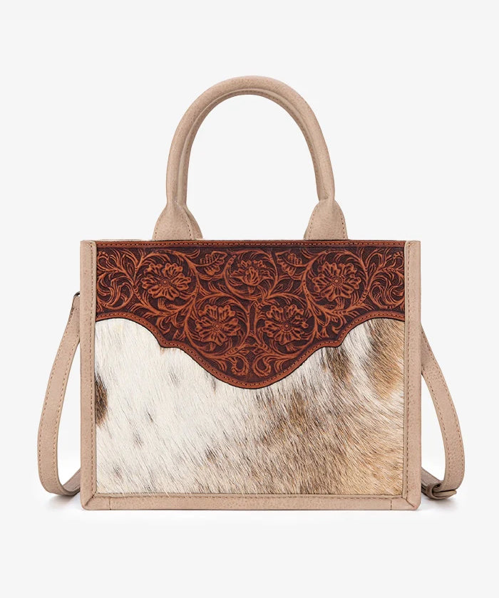 Trinity Ranch Embossed Floral Concealed Carry Tote - Montana West World