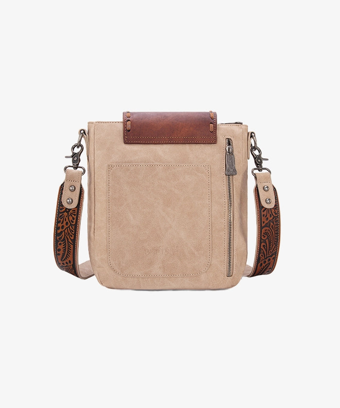 Trinity Ranch Fringe Tooled Crossbody - Montana West World