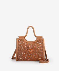 Trinity Ranch Tooled Tote Concealed Carry Bag Set