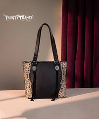 Trinity Ranch Floral Tooled Concealed Carry Tote Bag Set