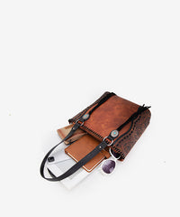 Trinity Ranch Floral Tooled Concealed Carry Tote Bag Set