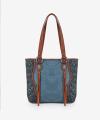 Trinity Ranch Floral Tooled Concealed Carry Tote Bag Set
