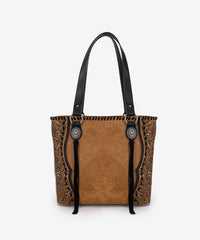 Trinity Ranch Floral Tooled Concealed Carry Tote Bag Set