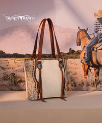 Trinity Ranch Floral Tooled Concealed Carry Tote Bag Set