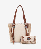 Trinity Ranch Floral Tooled Concealed Carry Tote Bag Set