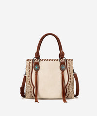 Trinity Ranch Floral Tooled Concho Tote Bag Set