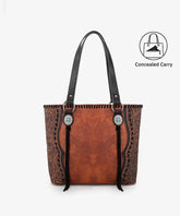 Trinity Ranch Floral Tooled Concealed Carry Tote Bag Collection