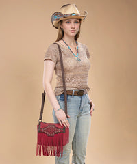 Trinity Ranch Fringe Crossbody Bag