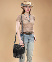 Trinity Ranch Fringe Crossbody Bag