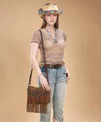 Trinity Ranch Fringe Crossbody Bag