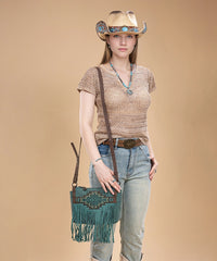 Trinity Ranch Fringe Crossbody Bag