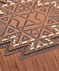Trinity Ranch Tooled Concealed Carry Tote Bag
