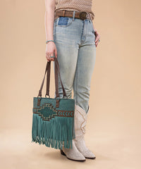 Trinity Ranch Tooled Concealed Carry Tote Bag