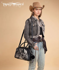 Trinity Ranch Hair-on Cowhide Crossbody Purse and Wallet Collection