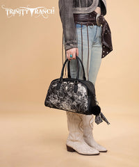 Trinity Ranch Hair-on Cowhide Crossbody Purse and Wallet Collection