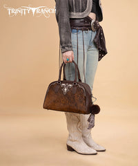 Trinity Ranch Hair-on Cowhide Crossbody Purse and Wallet Collection