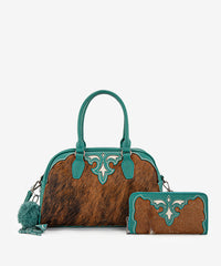 Trinity Ranch Hair-on Cowhide Crossbody Purse and Wallet Collection