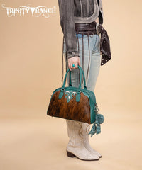 Trinity Ranch Hair-on Cowhide Crossbody Purse and Wallet Collection