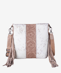 Trinity Ranch Cowhide horsehair Crossbody Bag - Montana West World
