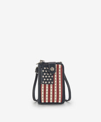 Montana West American Pride Phone Crossbody Bag