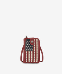 Montana West American Pride Phone Crossbody Bag