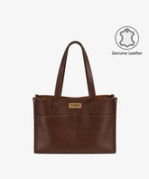 Wrangler Genuine Leather Multi-Pocket Tote Bag (Preorder)