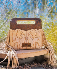 Wrangler Tooled Fringe Crossbody Bag - Limited Stock