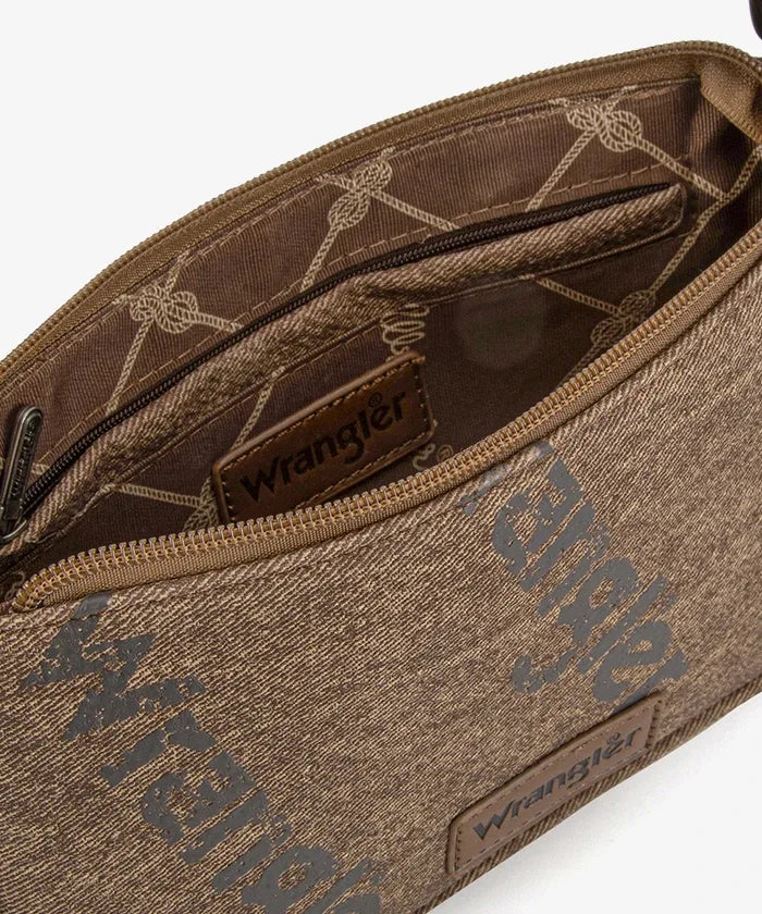 Wrangler shoulder bag in Brown