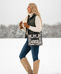 Wrangler Aztec Concealed Carry Canvas Tote Bag Collection