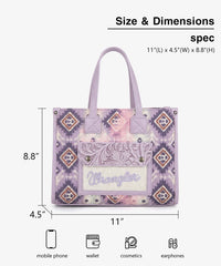 Wrangler Aztec Concealed Carry Canvas Tote Bag Collection