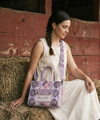Wrangler Aztec Concealed Carry Canvas Tote Bag Collection
