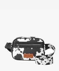 Wrangler Cow Print Belt Bag - Montana West World
