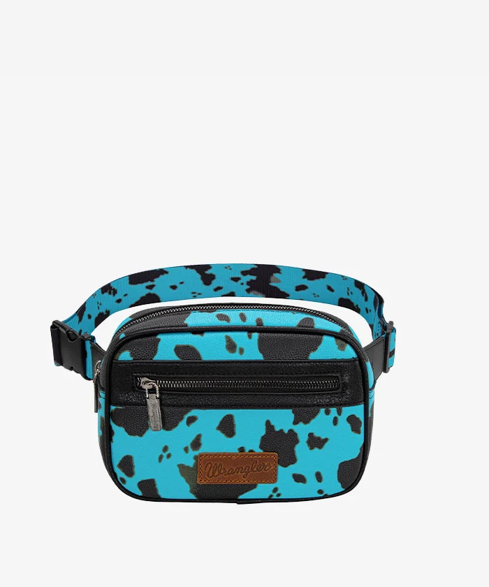 Wrangler Cow Print Belt Bag - Montana West World
