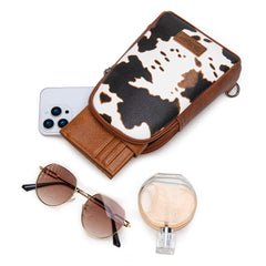 Wrangler Cow Print Sling Bag
