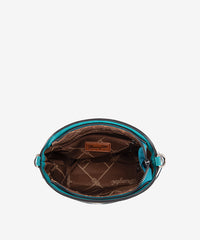 Wrangler Zippered Cow Print Crossbody Bag