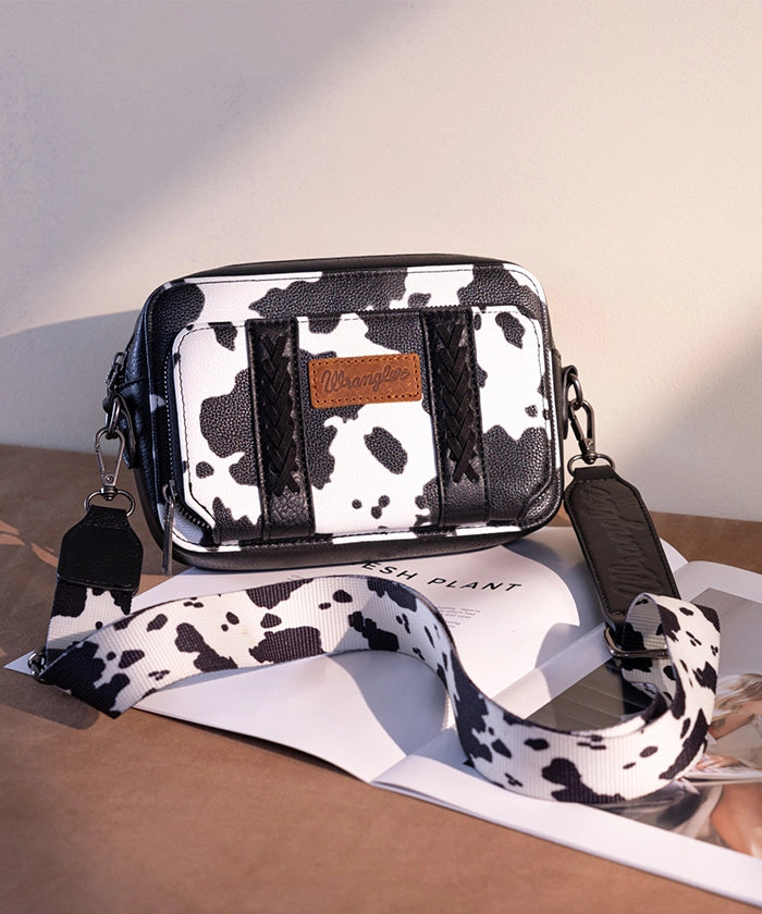 Wrangler_Cow_Print_Crossbody_Bag_Black